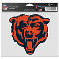 Chicago Bears 5X6" Fan Decal Decal By Wincraft product image 1, provided for visual reference and product detail review