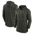 Nike Chicago Bears 2025 Salute To Service Hooded Long Sleeve T-Shirt for Men product image 1, provided for visual reference