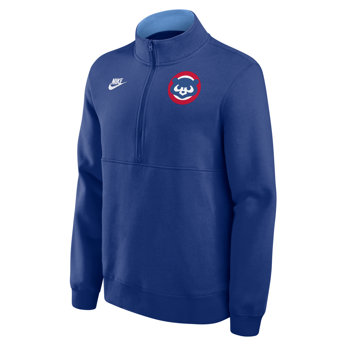 Chicago Cubs Nike Cooperstown 1/2 Zip Jacket for Men product image 2, provided for visual reference and product detail review