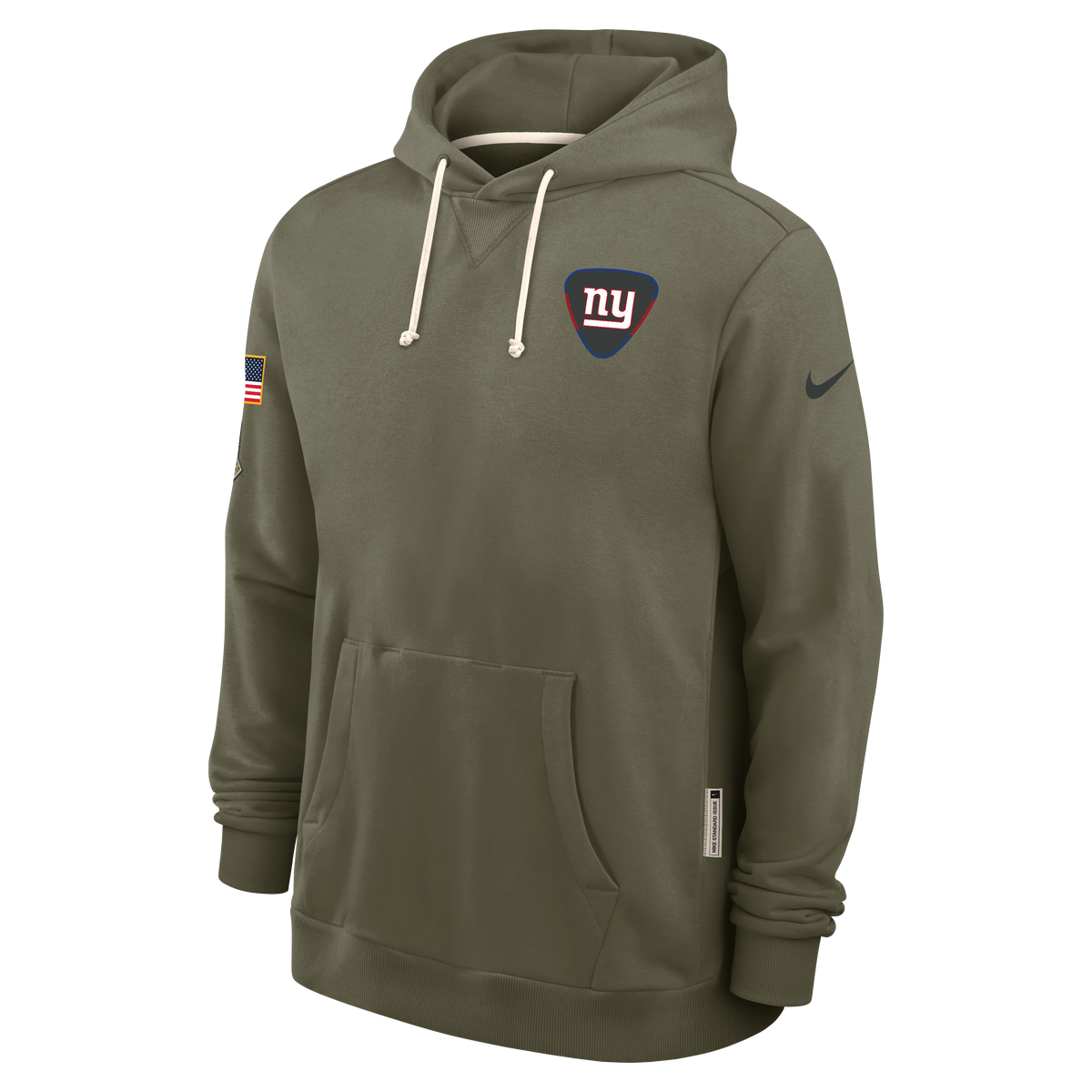 New York Giants Nike Olive Green 2025 Salute To Service Club Pullover Hoodie for Men product image 2, provided for visual