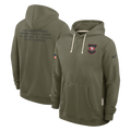 San Francisco 49ers Nike Olive Green 2025 Salute To Service Club Pullover Hoodie for Men product image 1, provided for