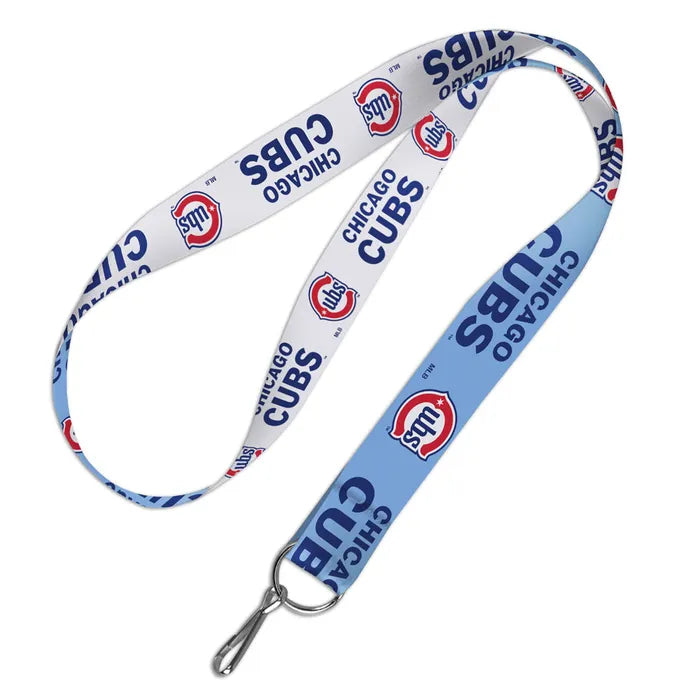 Chicago Cubs Alternate 1" Lanyard product image 1, provided for visual reference and product detail review
