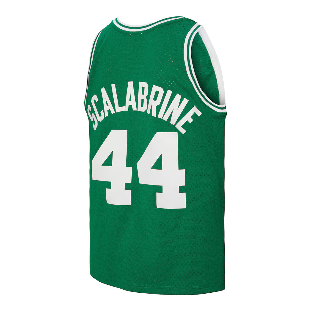 Boston Celtics Brian Scalabrine Mitchell & Ness Kelly Green 2007 Hardwood Classics Swingman Jersey for Men product image 3,