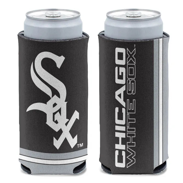 Chicago White Sox Scatter Slim Can Cooler By Wincraft product image 1, provided for visual reference and product detail