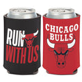 Chicago Bulls 12 oz. Run With Us Can Cooler By Wincraft product image 1, provided for visual reference and product detail