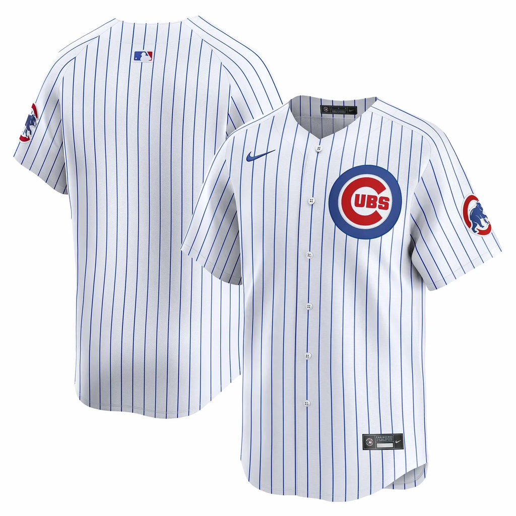 NIKE Men Chicago Cubs White Home Blank Limited Replica Jersey product image 1, provided for visual reference and product