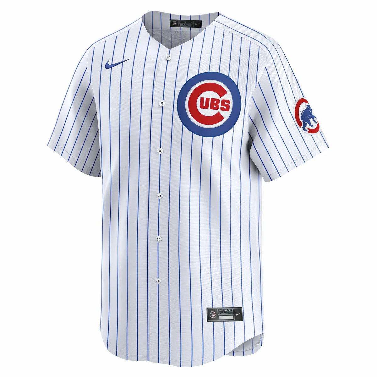NIKE Men Chicago Cubs White Home Blank Limited Replica Jersey product image 2, provided for visual reference and product