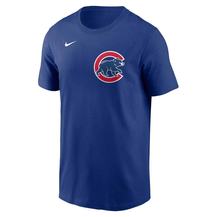 Youth Chicago Cubs Cody Bellinger Nike FUSE Royal Blue Name & Number T-Shirt product image 2, provided for visual reference