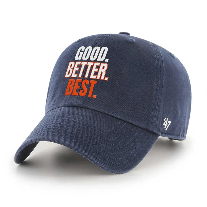 Chicago Bears '47 Navy Good Better Best Clean Up Adjustable Hat product image 1, provided for visual reference and product