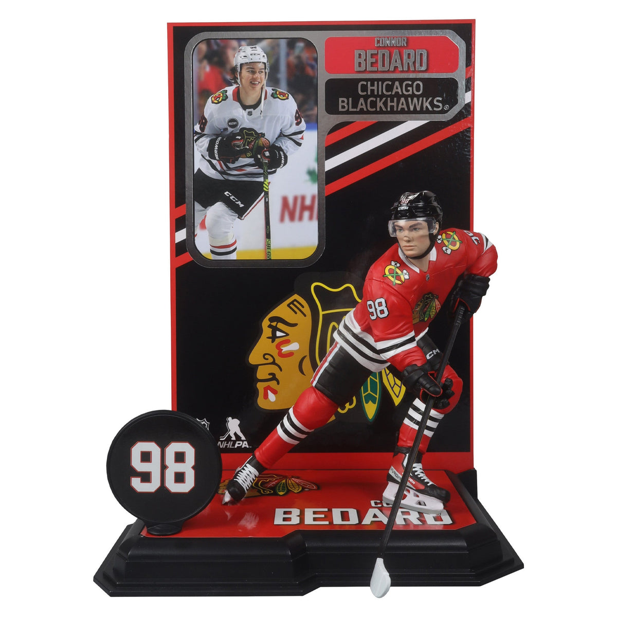 Connor Bedard Chicago Blackhawks Sportspicks Legacy Series #15 McFarlane Figure product image 1, provided for visual