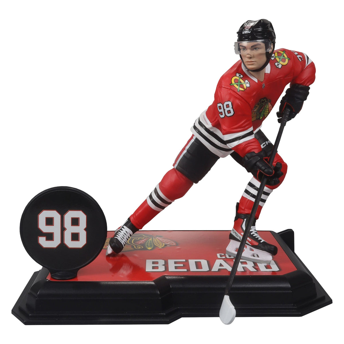 Connor Bedard Chicago Blackhawks Sportspicks Legacy Series #15 McFarlane Figure product image 2, provided for visual