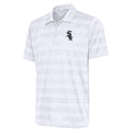 Chicago White Sox Antigua White Compass Polo for Men product image 1, provided for visual reference and product detail review