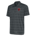 Chicago Bears Antigua Carbon Compass Polo for Men product image 1, provided for visual reference and product detail review
