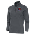 Chicago Bears Antigua Gray Epic 1/4 Zip Top for Women product image 1, provided for visual reference and product detail