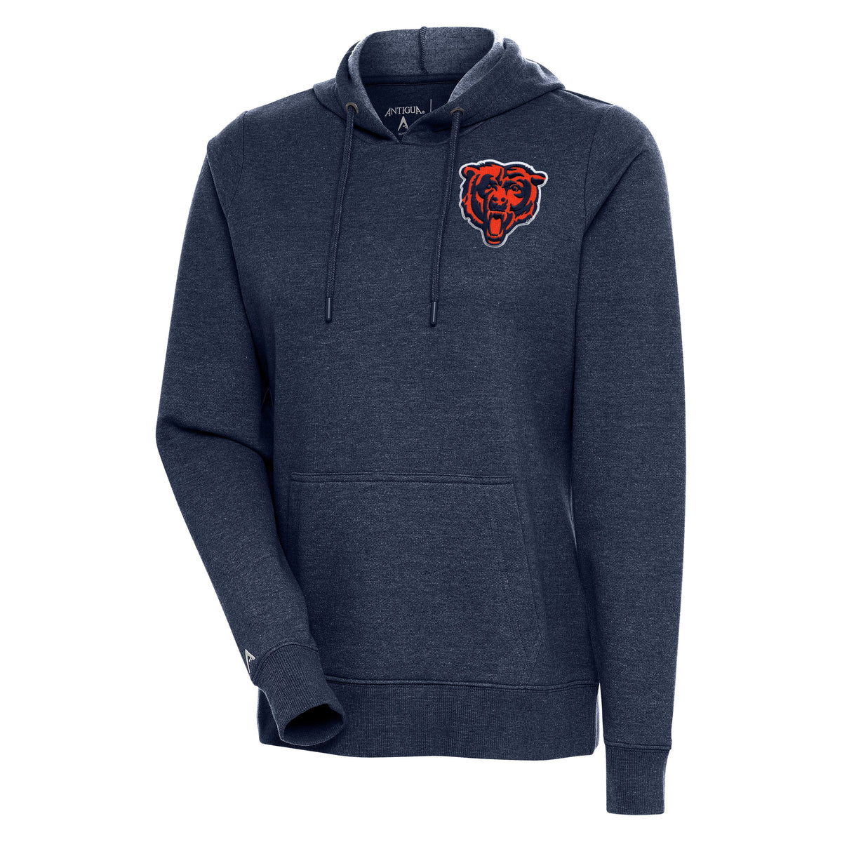 Chicago Bears Antigua Navy Action Pullover Hoodie for Women product image 1, provided for visual reference and product