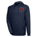 Chicago Bears Antigua Heather Navy Action Pullover Hoodie for Men product image 1, provided for visual reference and product