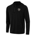 Chicago Bears Antigua Heather Black Tidy Quarter-Zip Pullover Hoodie for Men product image 1, provided for visual reference
