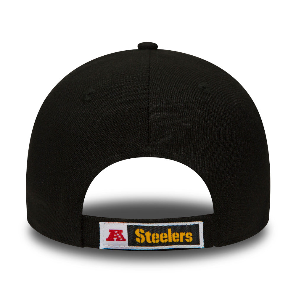Pittsburgh Steelers Black The League Primary Logo 9FORTY Adjustable Game Cap product image 4, provided for visual reference