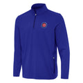 Chicago Cubs Antigua Royal Perilous 1/4 Zip Pullover Top for Men product image 1, provided for visual reference and product