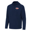 Chicago Bears Antigua Navy Step-Up 1/4 Zip Hooded Top for Men product image 1, provided for visual reference and product