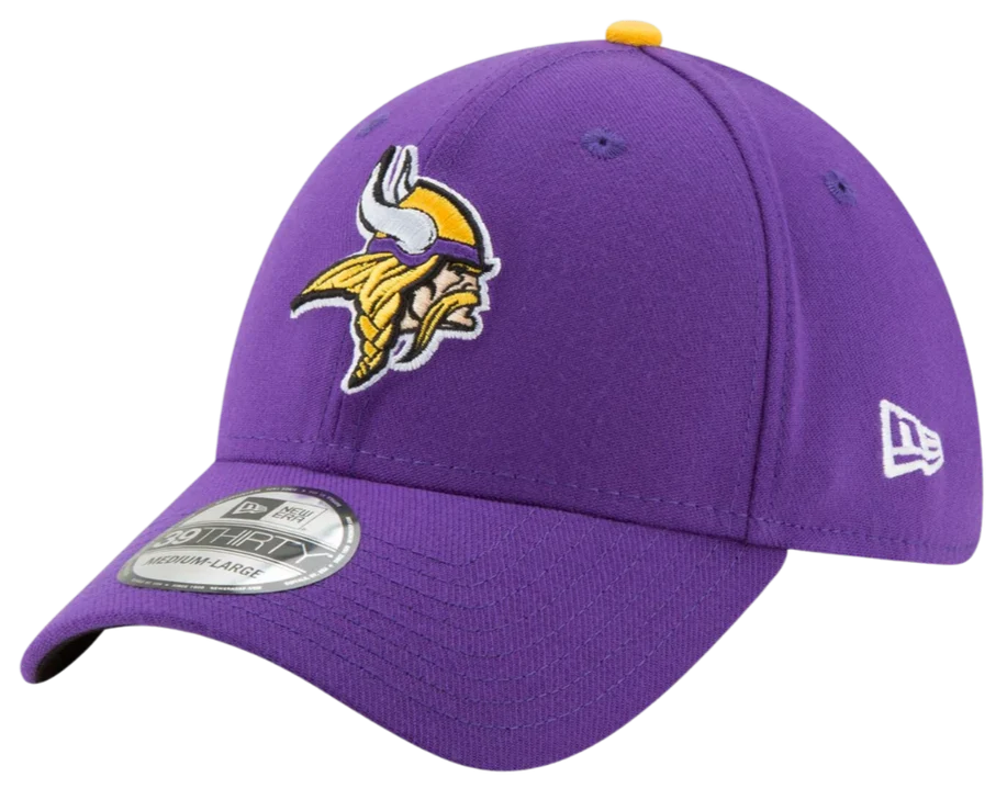 Minnesota Vikings New Era Purple Team Classic 39THIRTY Flex Hat for Men product image 1, provided for visual reference and
