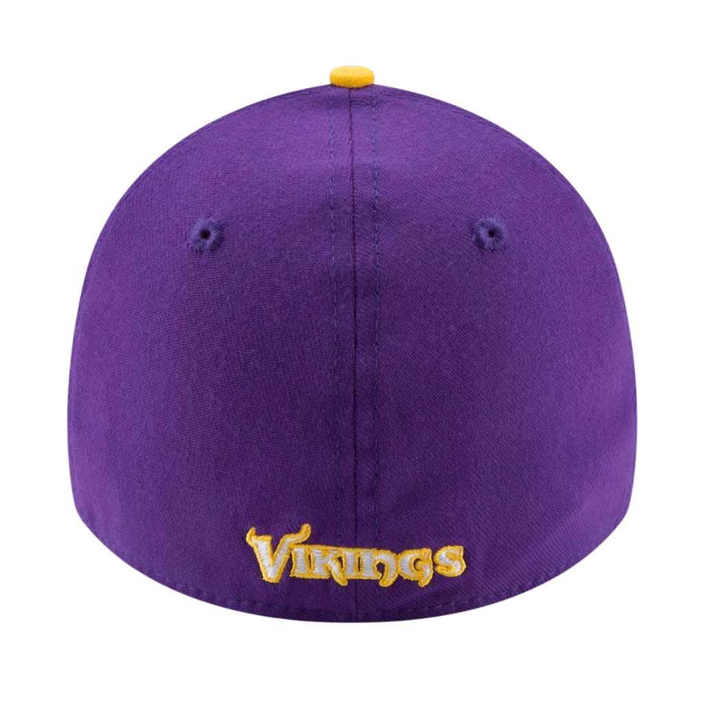 Minnesota Vikings New Era Purple Team Classic 39THIRTY Flex Hat for Men product image 3, provided for visual reference and