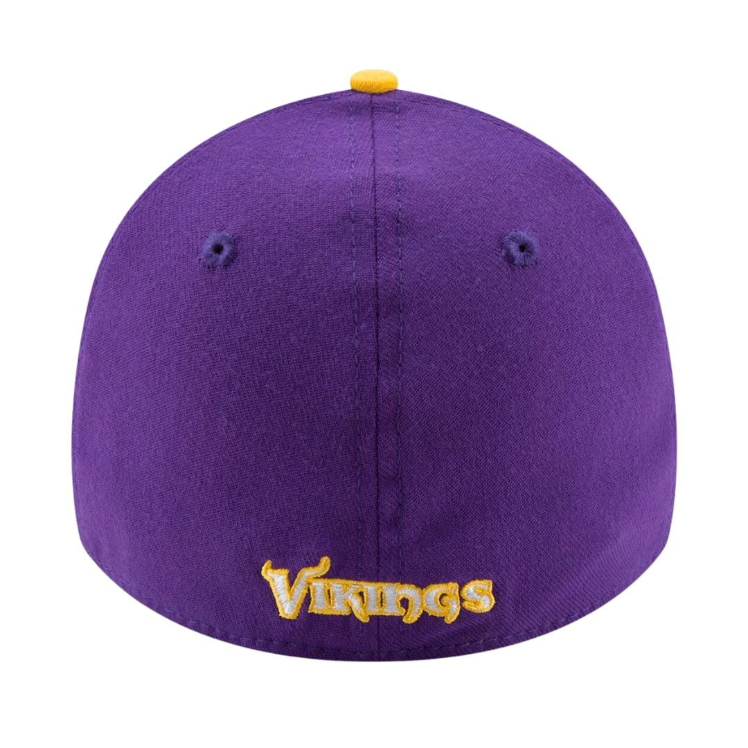 Minnesota Vikings New Era Purple Team Classic 39THIRTY Flex Hat for Men product image 3, provided for visual reference and
