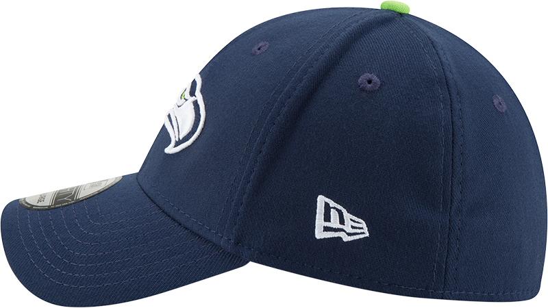 Mens Seattle Seahawks New Era Navy 39THIRTY Team Classic Flex Hat product image 4, provided for visual reference and product