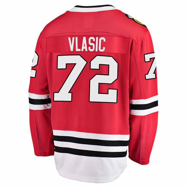 Alex Vlasic Chicago Blackhawks Red Home Fanatics Breakaway Premium Replica Jersey for Men product image 3, provided for