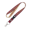 Florida State Seminoles Slogan 1" Lanyard with Detachable Buckle By Wincraft product image 1, provided for visual reference