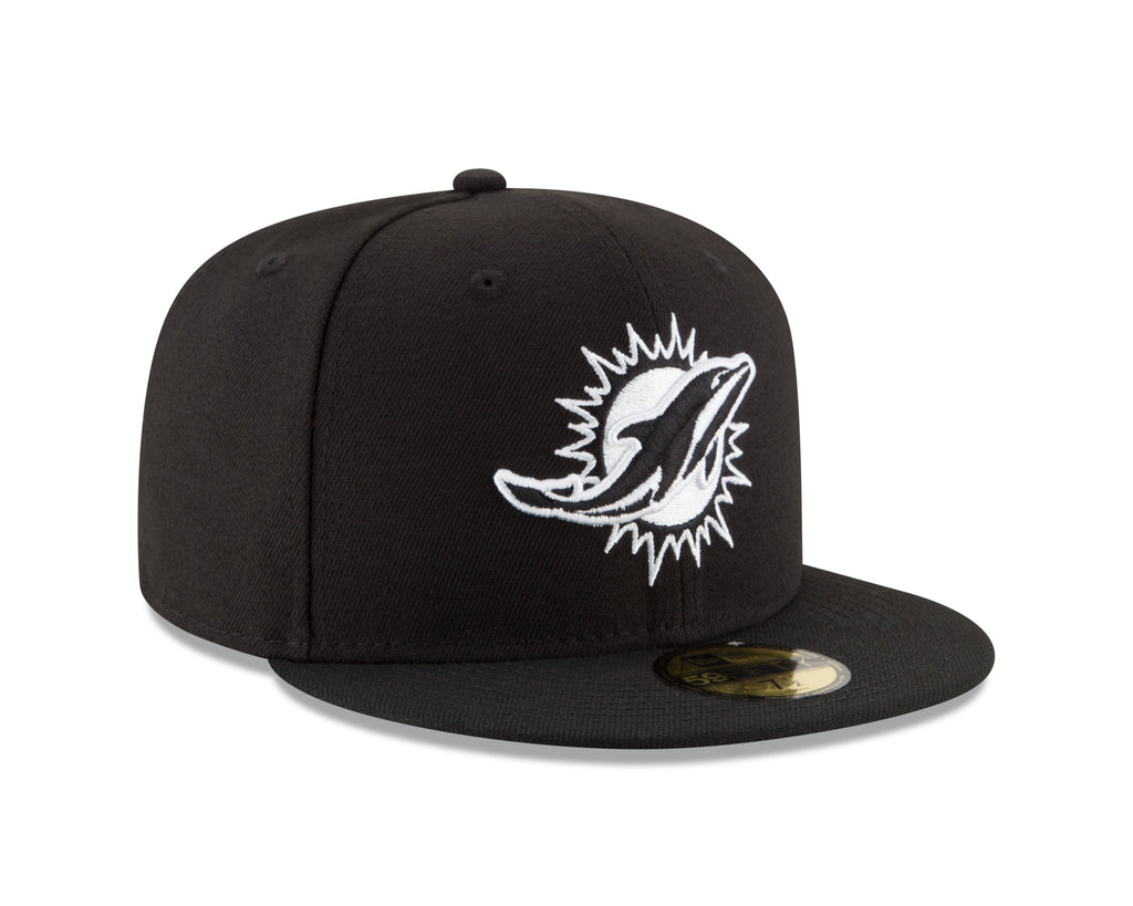 Miami Dolphins New Era B-Dub 59FIFTY Fitted Hat product image 3, provided for visual reference and product detail review