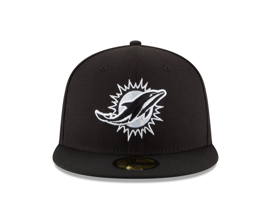 Miami Dolphins New Era B-Dub 59FIFTY Fitted Hat product image 2, provided for visual reference and product detail review