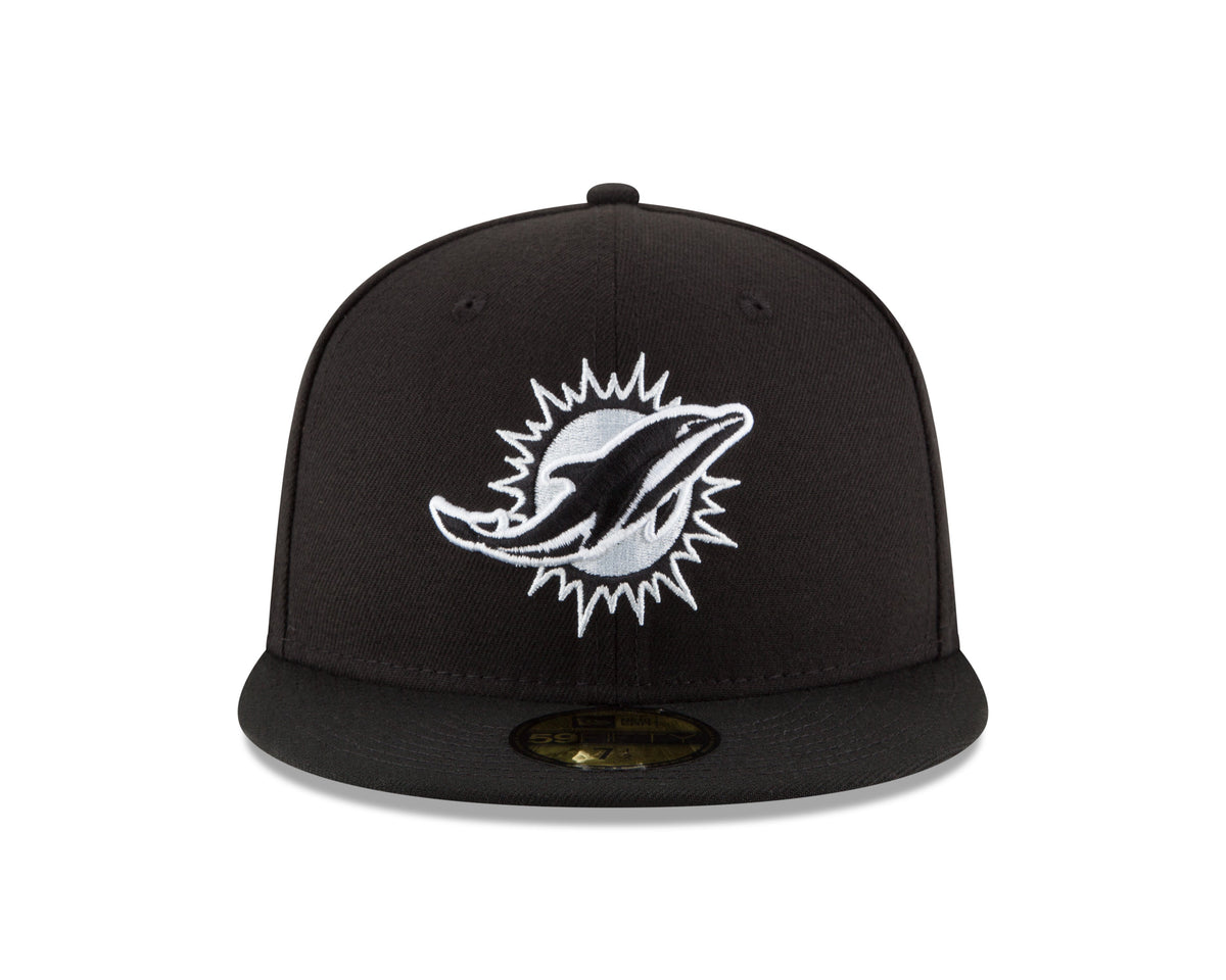 Miami Dolphins New Era B-Dub 59FIFTY Fitted Hat product image 2, provided for visual reference and product detail review