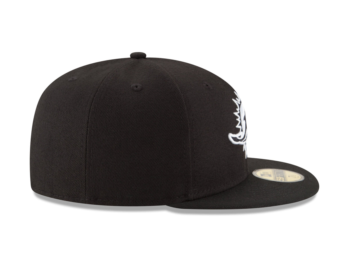 Miami Dolphins New Era B-Dub 59FIFTY Fitted Hat product image 4, provided for visual reference and product detail review