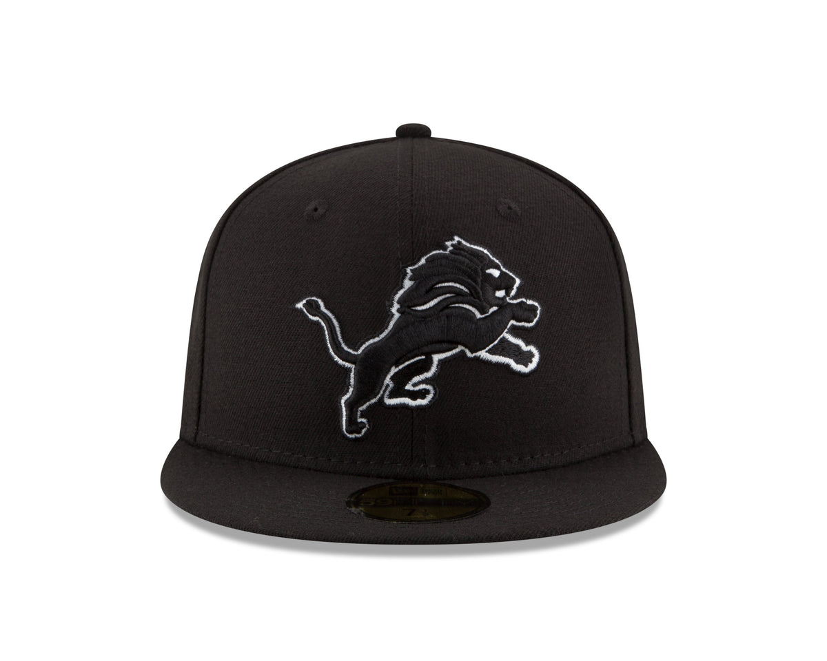 Detroit Lions New Era B-Dub Basic 59FIFTY Fitted Hat for Men product image 2, provided for visual reference and product