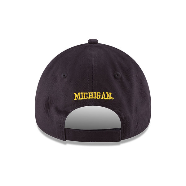 Michigan Wolverines Blue NCAA New Era The League 9Forty Adjustable Hat product image 4, provided for visual reference and