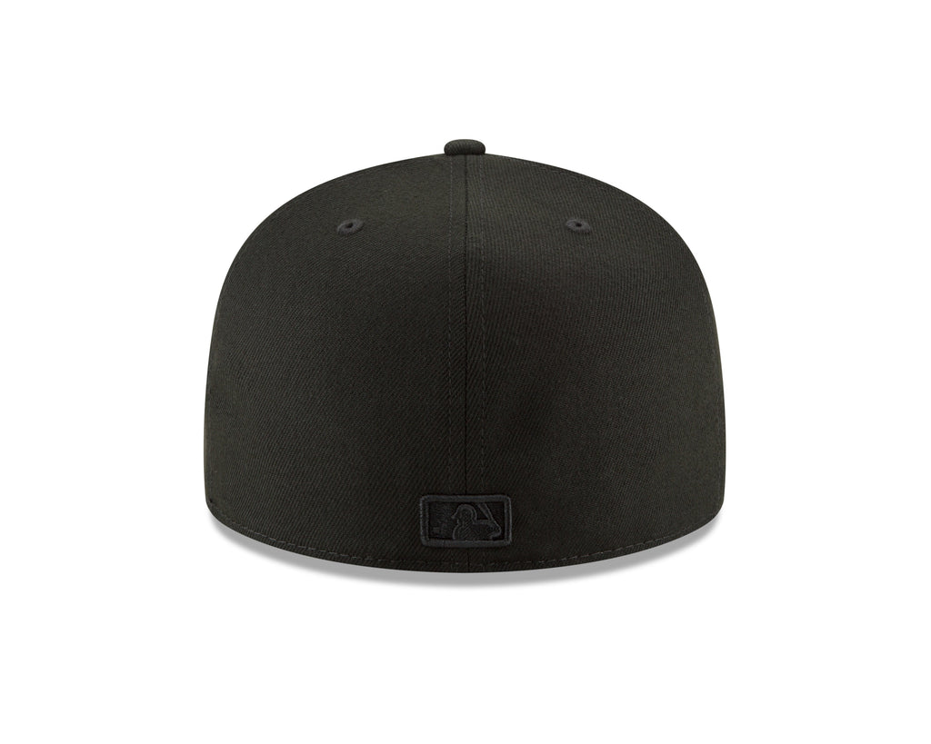 Pittsburgh Pirates New Era Black Tonal 59FIFTY Fitted Hat for Men product image 6, provided for visual reference and product
