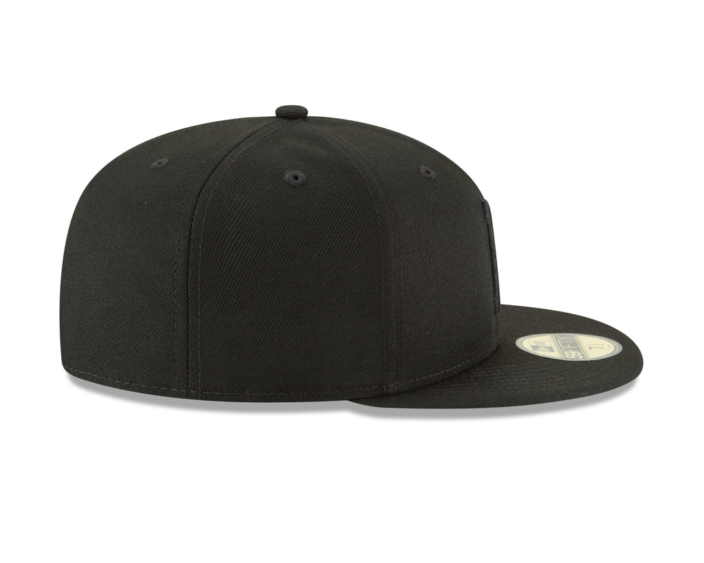 Pittsburgh Pirates New Era Black Tonal 59FIFTY Fitted Hat for Men product image 5, provided for visual reference and product