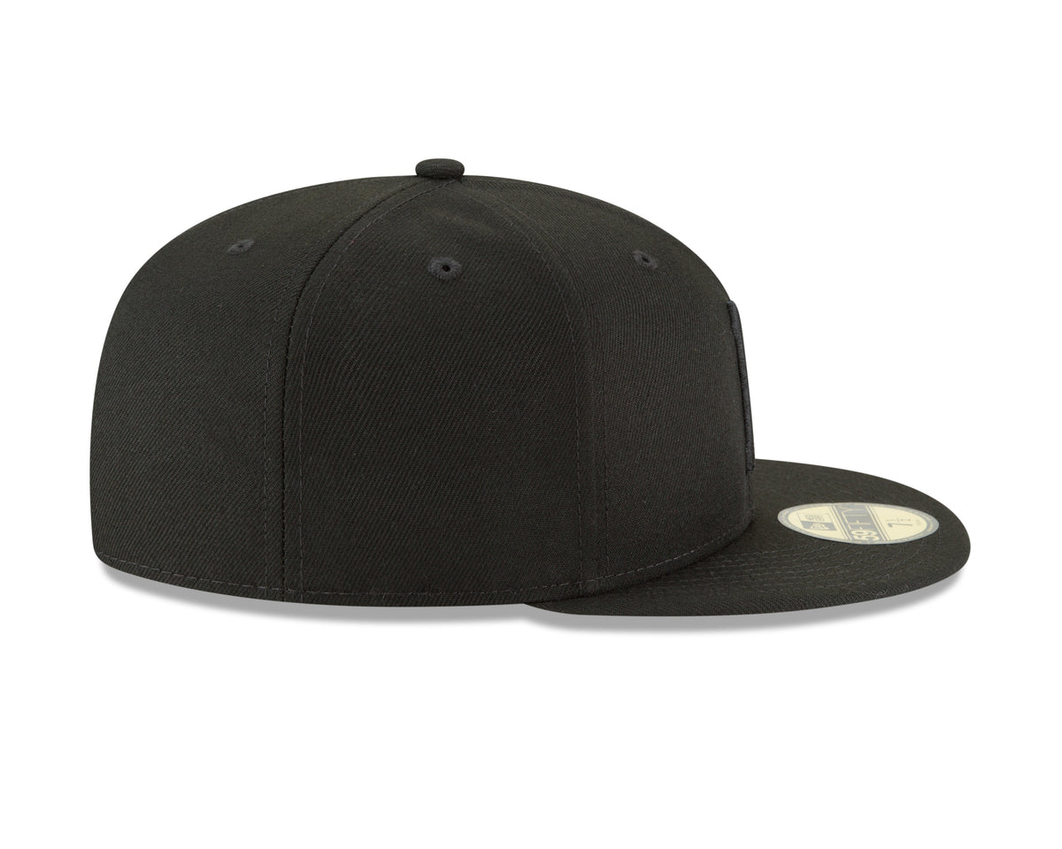 Pittsburgh Pirates New Era Black Tonal 59FIFTY Fitted Hat for Men product image 5, provided for visual reference and product