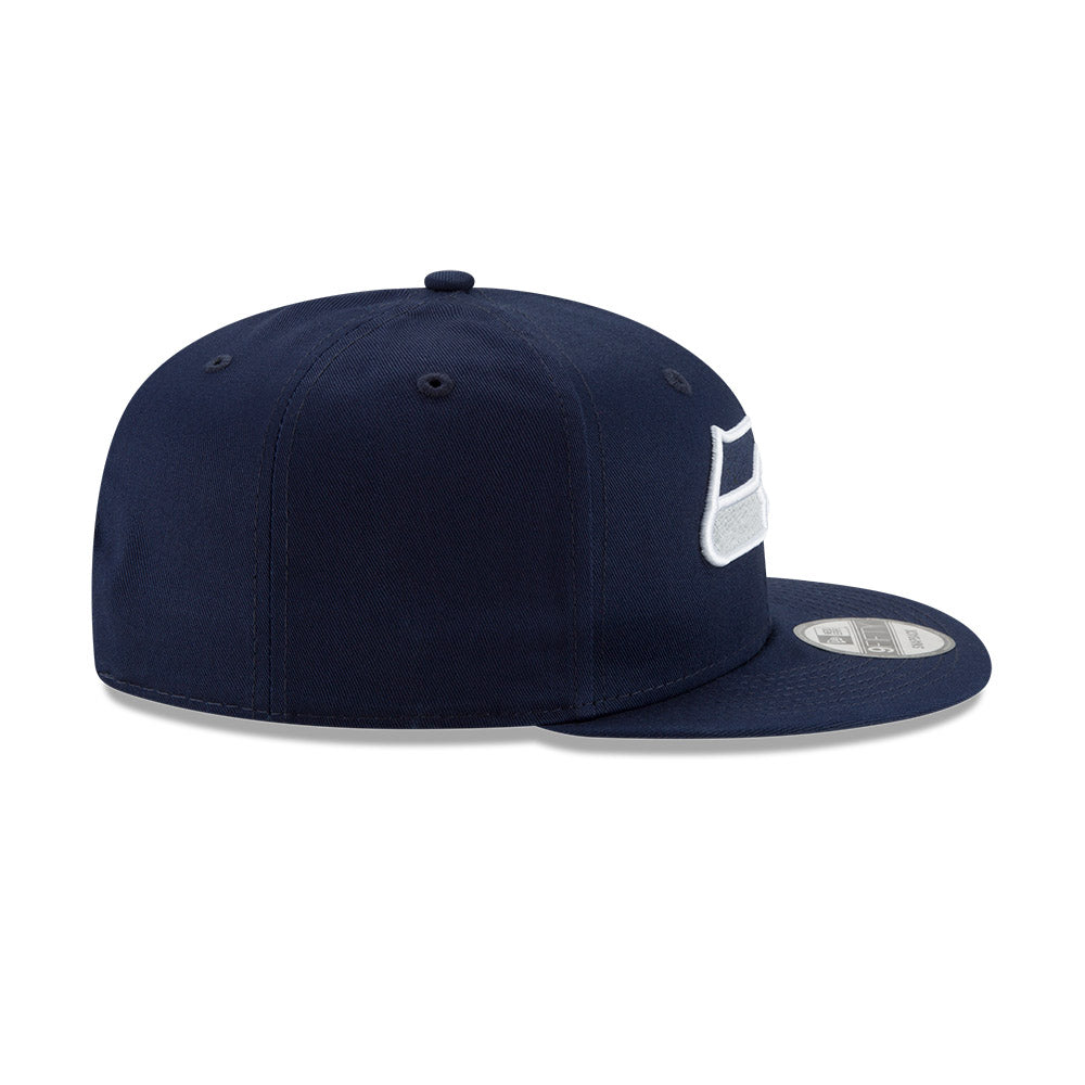 Seattle Seahawks New Era 9FIFTY Navy Snapback Hat product image 6, provided for visual reference and product detail review