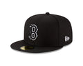 Boston Red Sox New Era B-Dub 59FIFTY Fitted Hat - Black product image 1, provided for visual reference and product detail