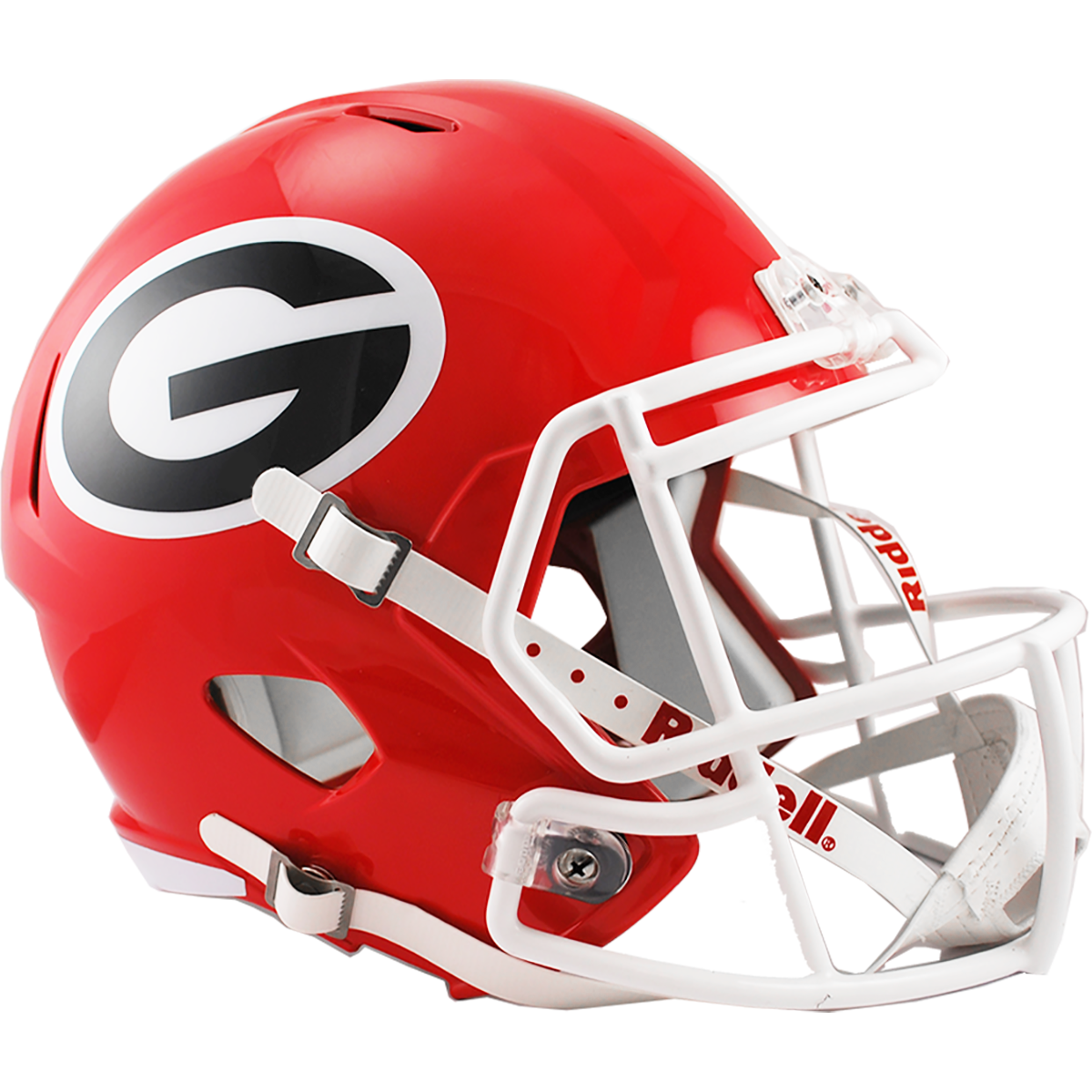 Georgia Bulldogs Red Riddell Replica Full Size Speed Helmet product image 1, provided for visual reference and product