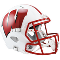 Wisconsin Badgers Riddell Replica Full Size Speed Helmet product image 1, provided for visual reference and product detail