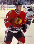 Brent Seabrook Close Up Chicago Blackhawks Action Photo (8X10) product image 1, provided for visual reference and product
