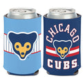 Chicago Cubs 2 Sided Cooperstown Collection 12 oz. Can Cooler By Wincraft product image 1, provided for visual reference and