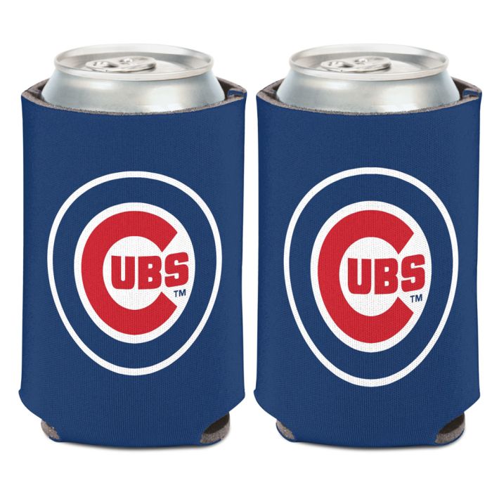 Chicago Cubs 2 Sided Primary Logo 12 oz. Can Cooler By Wincraft product image 1, provided for visual reference and product