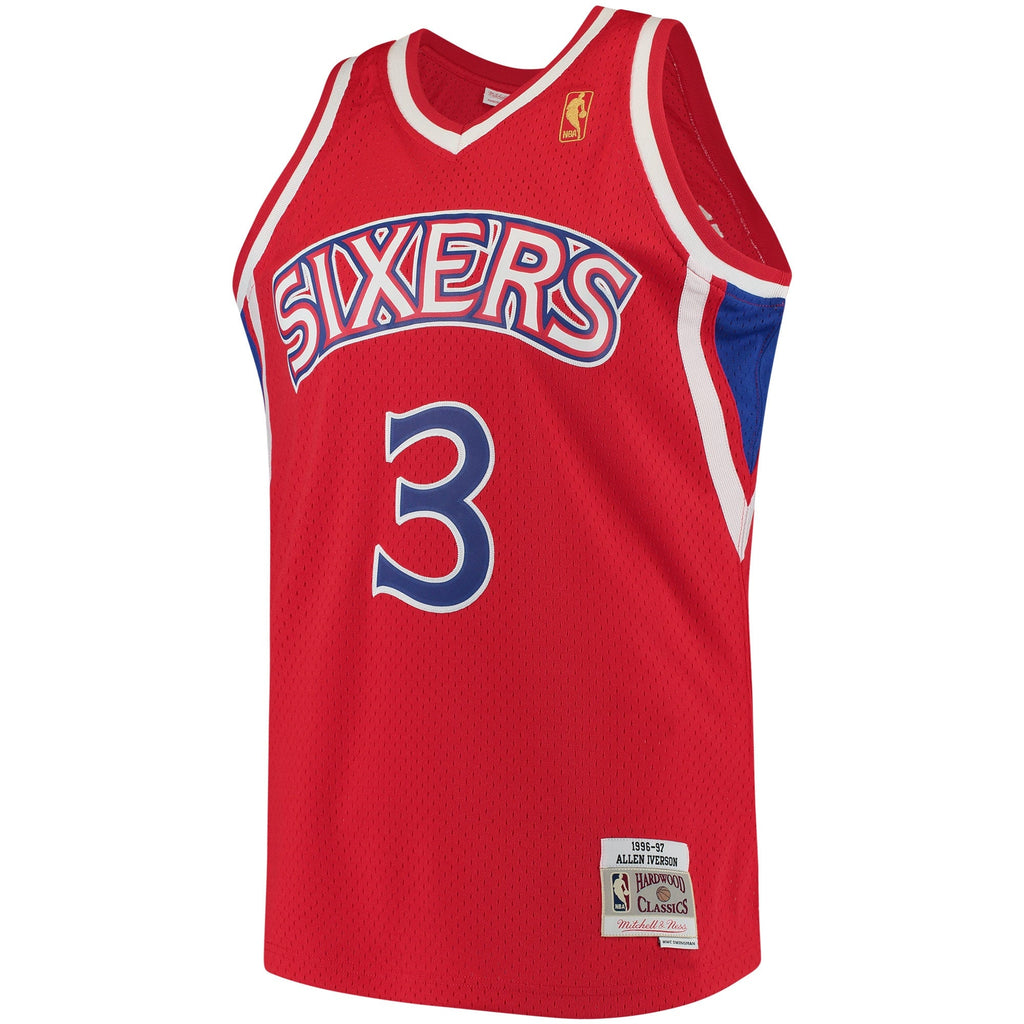 Philadelphia 76ers Allen Iverson Mitchell & Ness 1996-97 product image 3