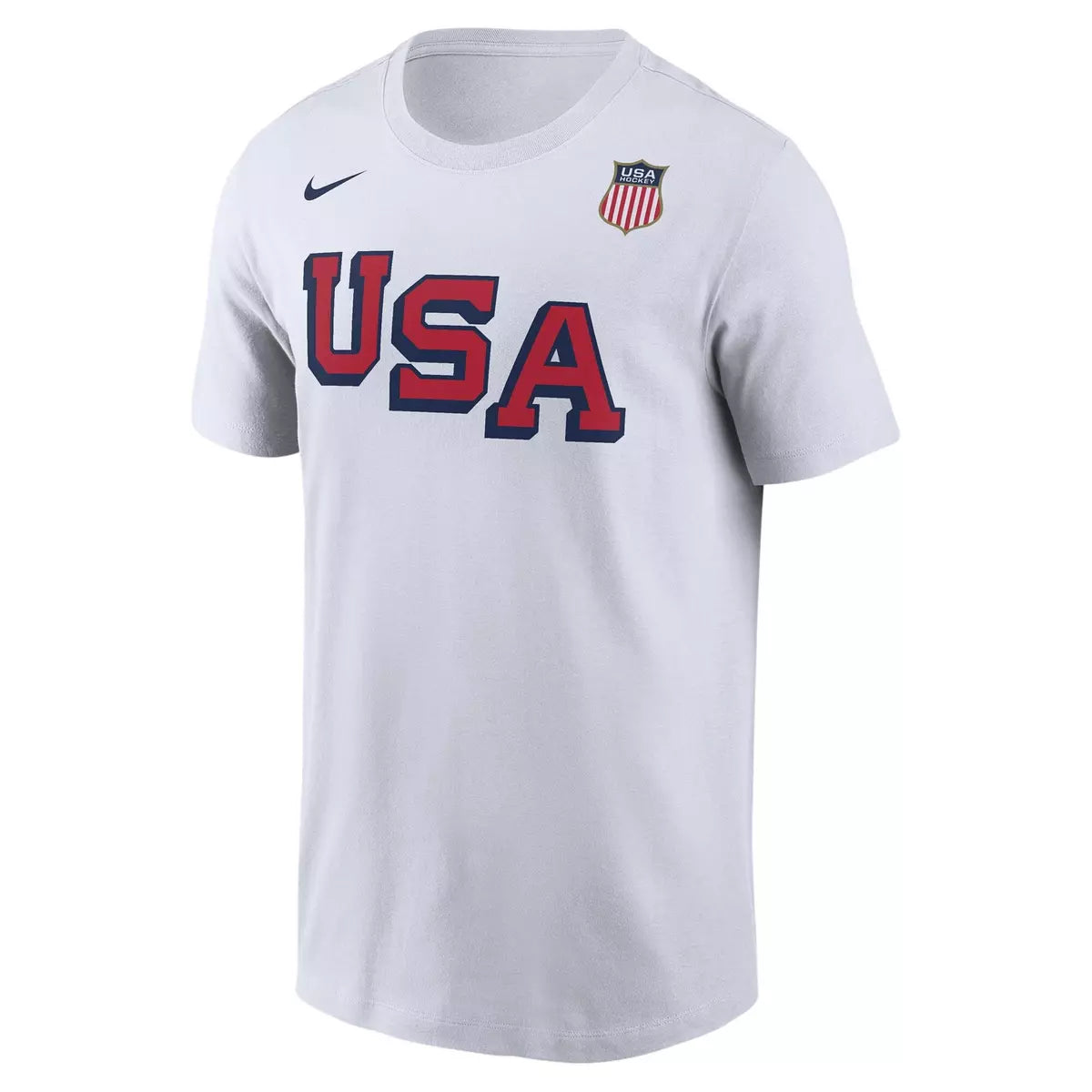 2026 USA Hockey Nike Core White Short-Sleeve T-Shirt for Men product image 1, provided for visual reference and product