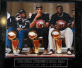 Chicago Bulls Dennis Rodman, Michael Jordan, & Scottie Pippen "Repeat of the 3-Peat" Photo Plaque product image 1, provided