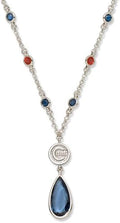 Chicago Cubs Crystal Logo Necklace product image 1, provided for visual reference and product detail review